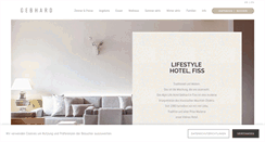 Desktop Screenshot of hotel-gebhard.at